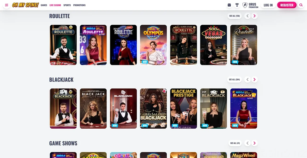Ohmyspins Casino Casino